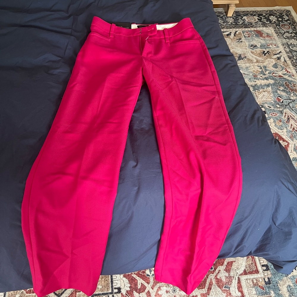 Hot Pink Banana Republic Work Pants